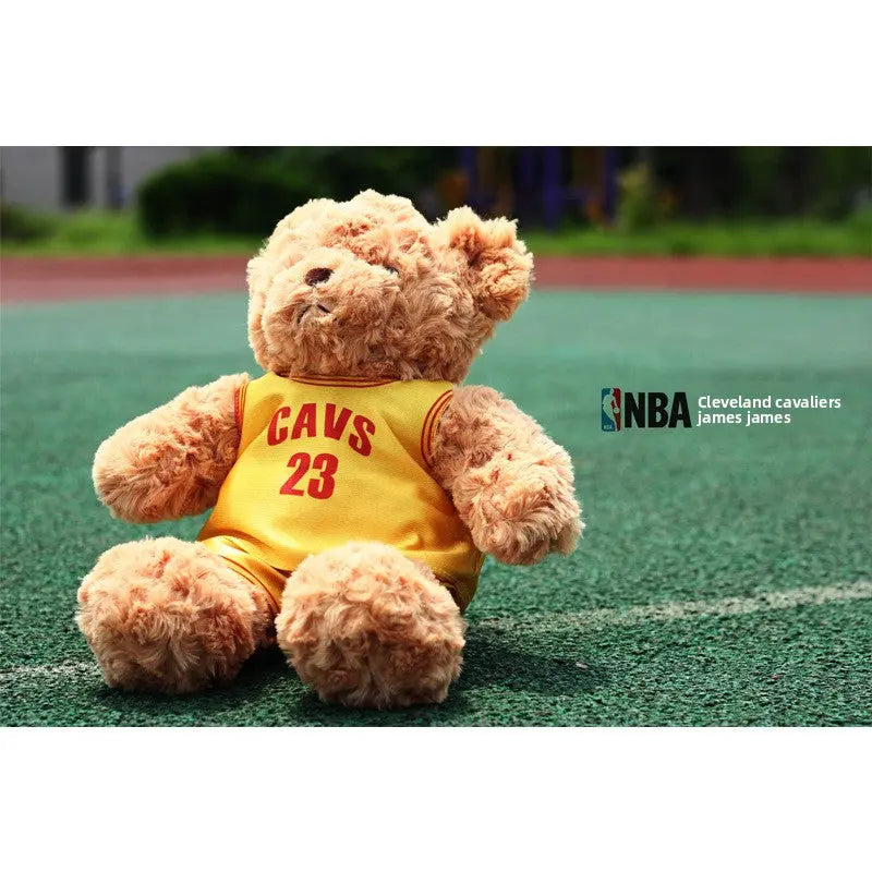 Sports Fan Teddy Bear Plush Soft Athlete-Themed Collectible Stuffed Toy TED