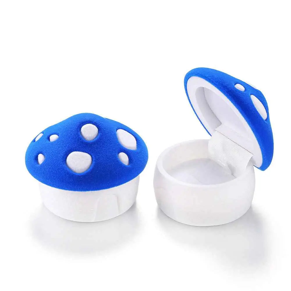 Cute Cartoon Jewelry Box- Plush Flip-Top Ring & Necklace Gift Case | Portable Mini Organizer