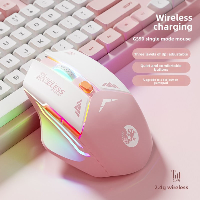 Dual Mode Wireless Gaming Mouse | Bluetooth & 2.4GHz Rechargeable Bluetooth Mouse - EverCharm Gifts