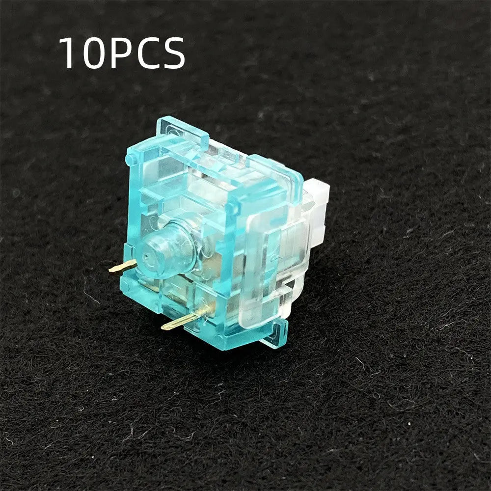 Silent Mechanical Keyboard Switches – Dustproof Custom Key Switch Set | Wireless Compatible (10–110 PCS) CJ
