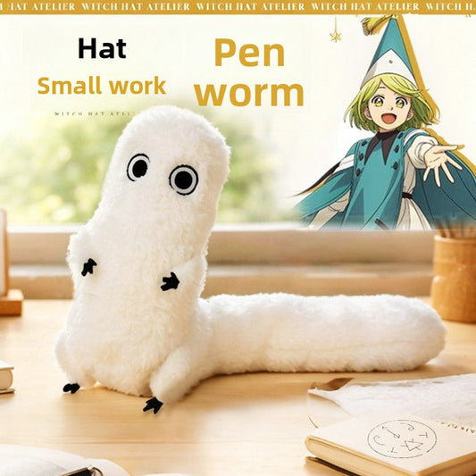 Penworm Plush Doll - Cute Anime Inspired Flexible Plush Toy | Soft Cotton Stuffed Collectible Figure TED