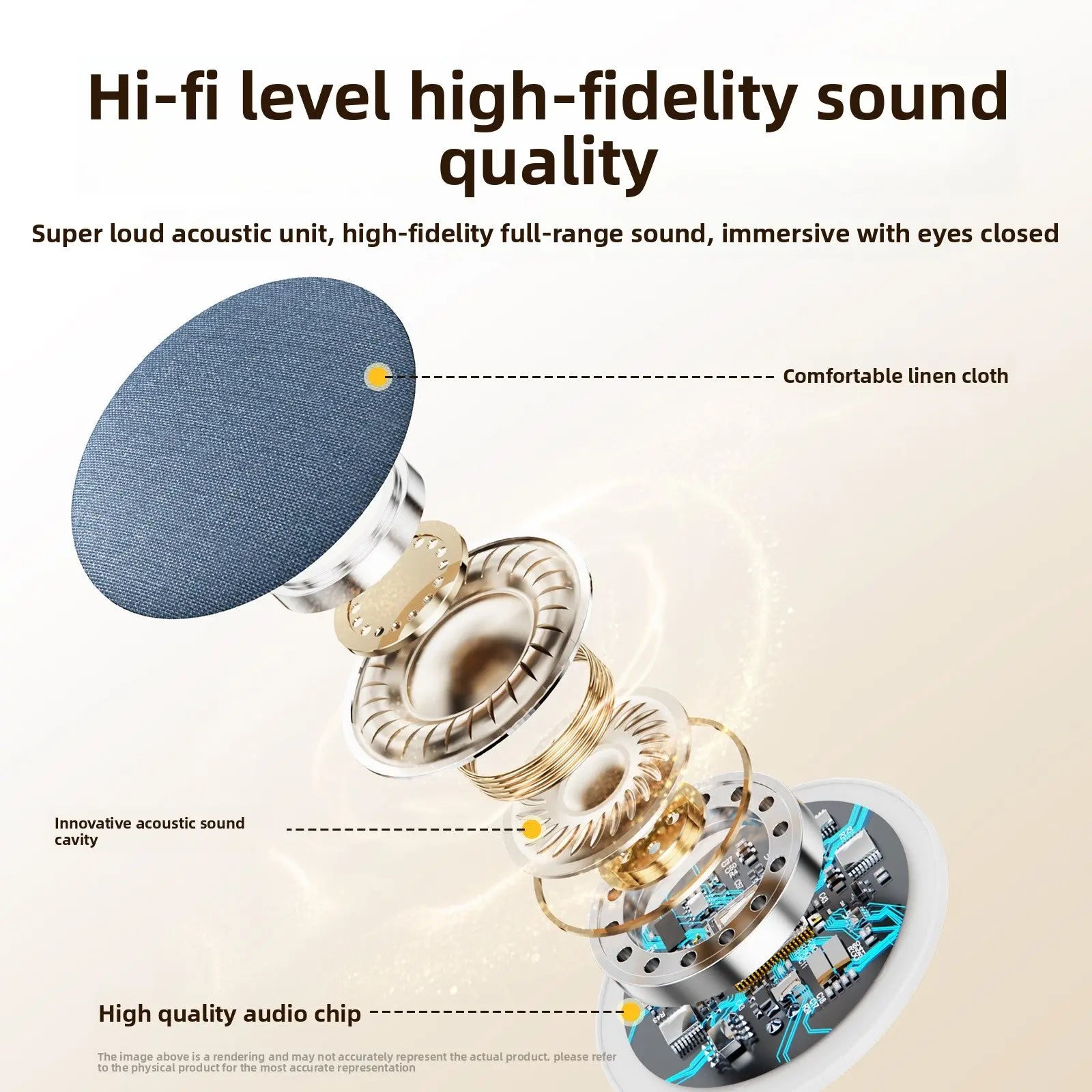 Ultra-Thin Sleep Sound Machine Bluetooth White Noise Speaker for Under Pillow TED