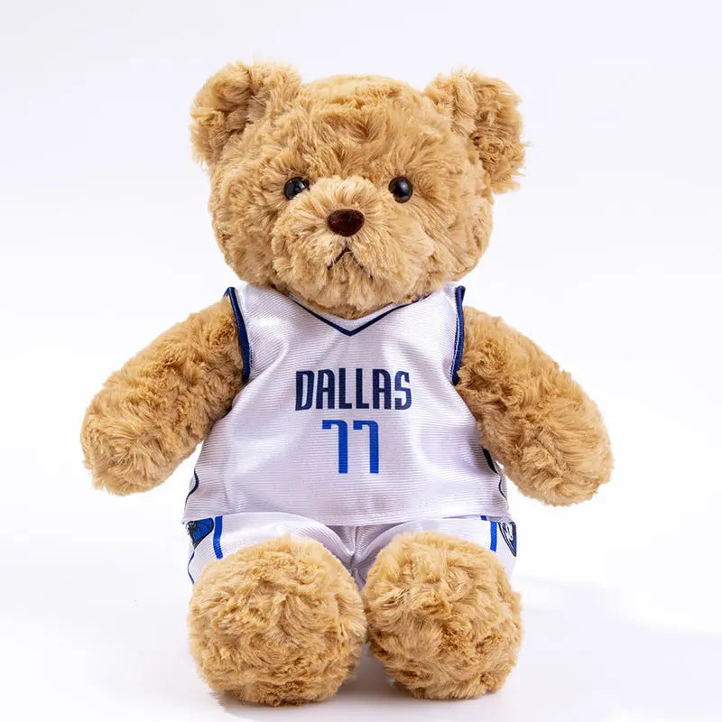Sports Fan Teddy Bear Plush Soft Athlete-Themed Collectible Stuffed Toy TED