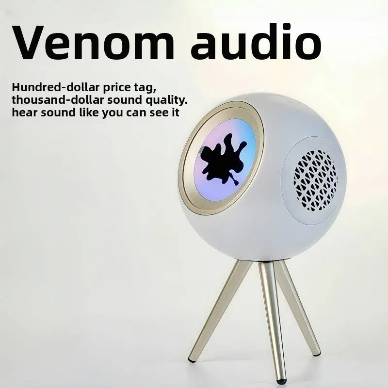 Magnetic Fluid Bluetooth Speaker LED Ferrofluid Visual Audio Speaker with Lights TED