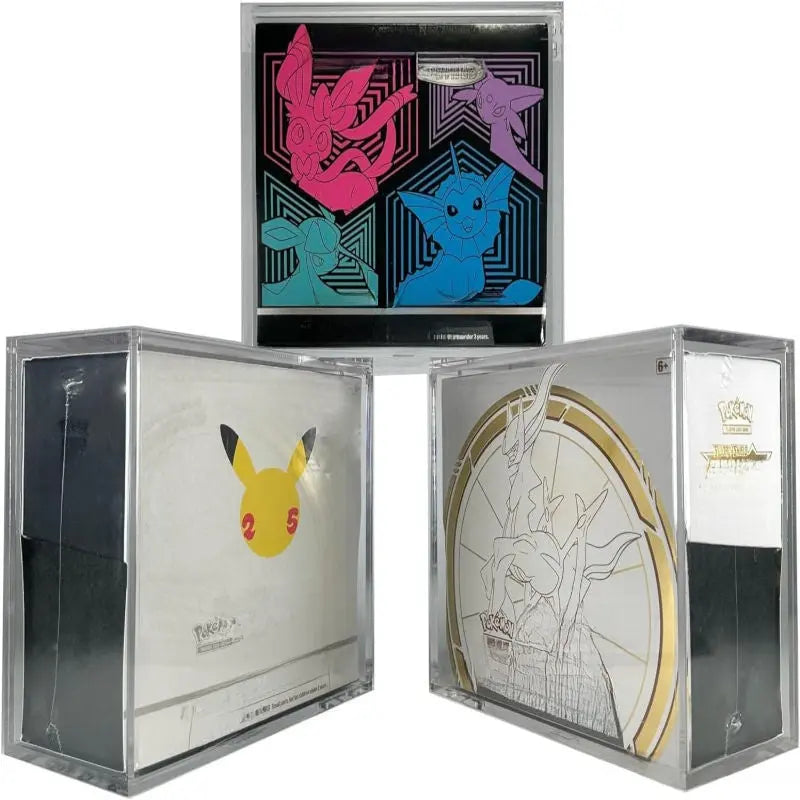 Magnetic Acrylic Display Case ? Clear Dustproof Collector Box for Cards, Figures & Collectibles TED