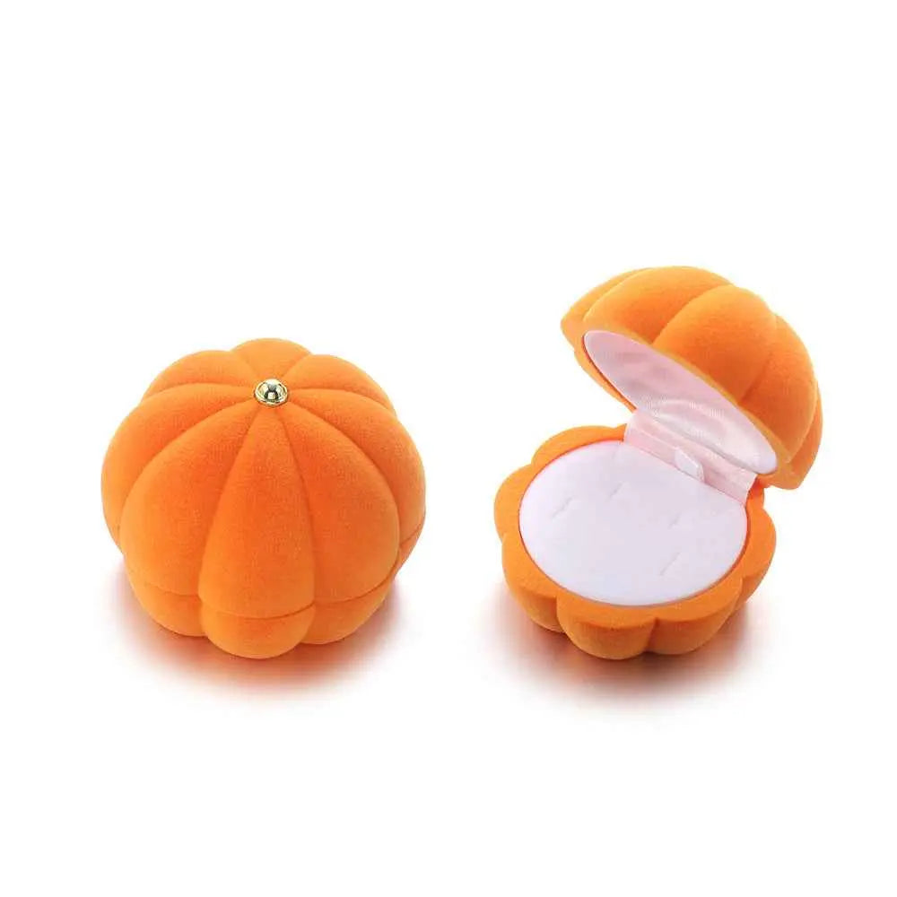 Cute Cartoon Jewelry Box- Plush Flip-Top Ring & Necklace Gift Case | Portable Mini Organizer