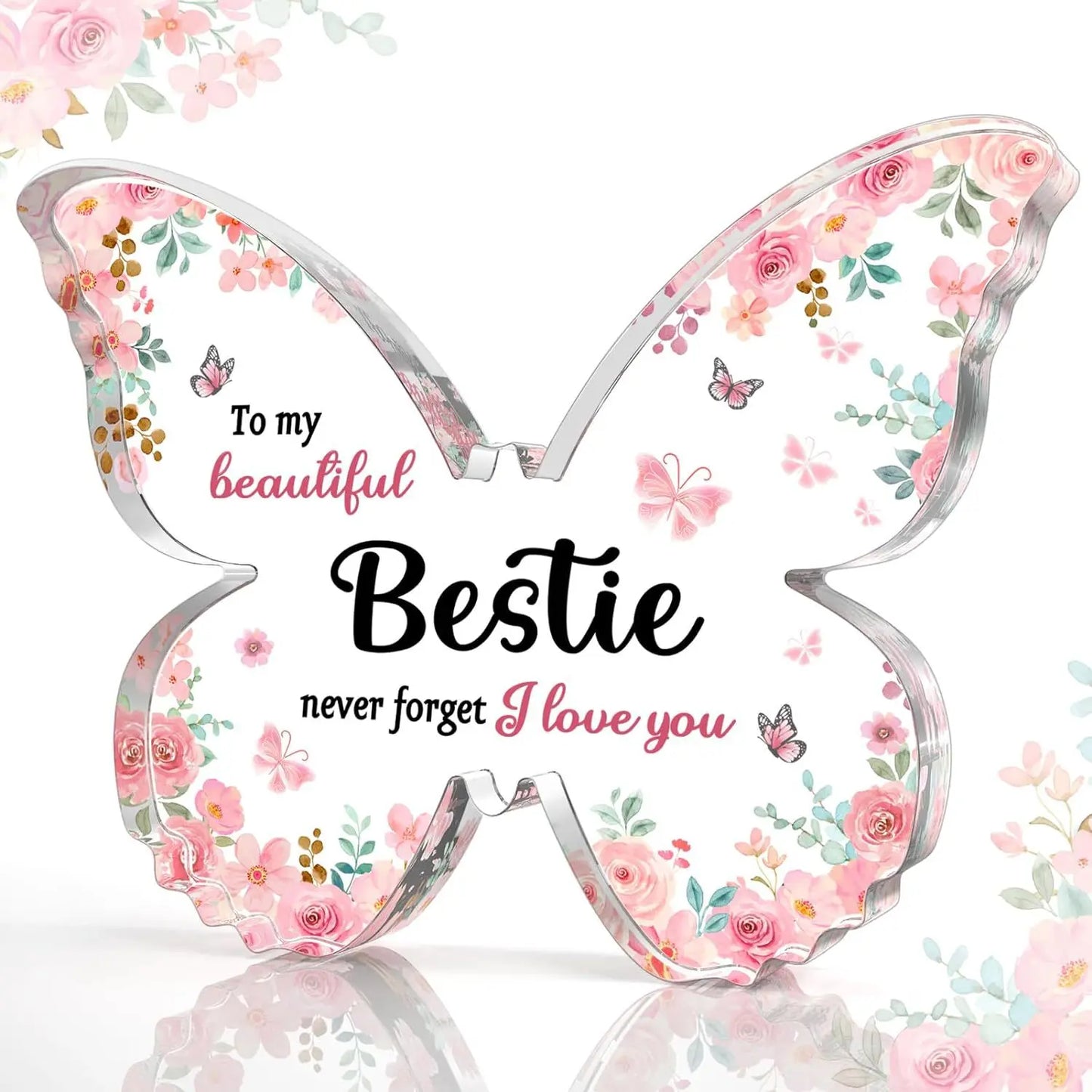 Butterfly Gift for Mom – Inspirational Acrylic Decor Mother’s Day Keepsake CJ