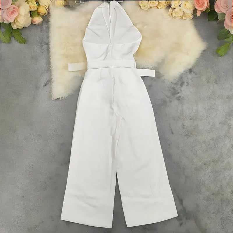 Women’s Harajuku Cropped Jumpsuit – Sleeveless Slim Fit Romper with Patchwork Design | Korean Casual Style CJ
