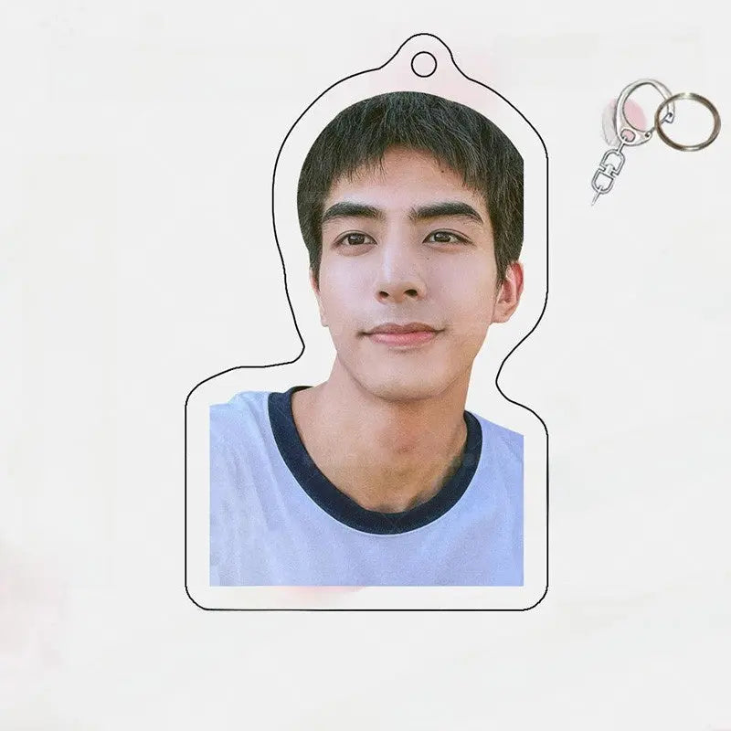 Song Weilong Acrylic Keychain Double-Sided Celebrity Charm | Fan Merch Bag Pendant with Gift Box TED