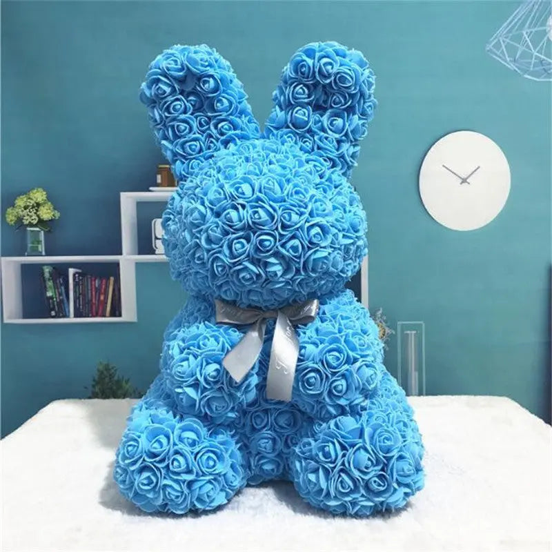 Rose Bunny Eternal Flower – Romantic Valentine’s Day Gift & Home Decor CJ