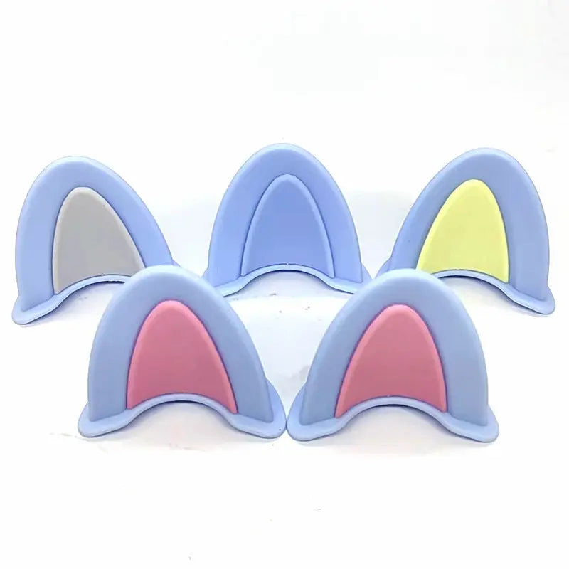 Helmet Cat Ear Accessories Cute Stick-On Helmet Decorations for Motorcycle & E-Bike TED
