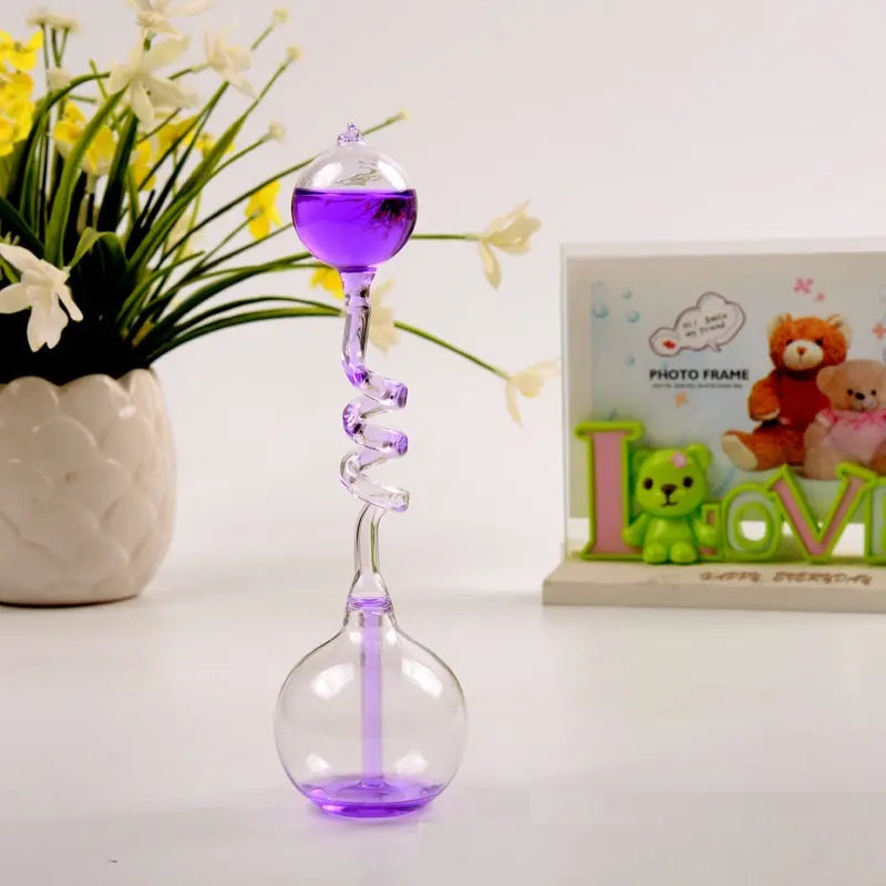 Glass Galileo Thermometer – Decorative Temperature Display Home Ornament CJ