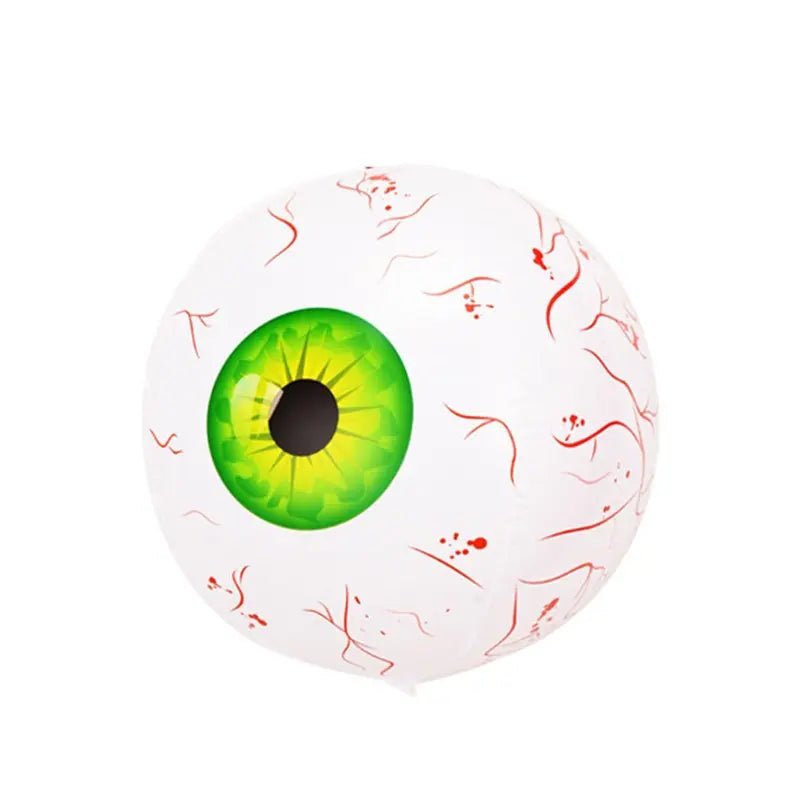 Halloween Eyeball Balloon – Inflatable Bloodshot Eye Party Decoration | Scary Helium Balloon for Haunted House & Events CJ