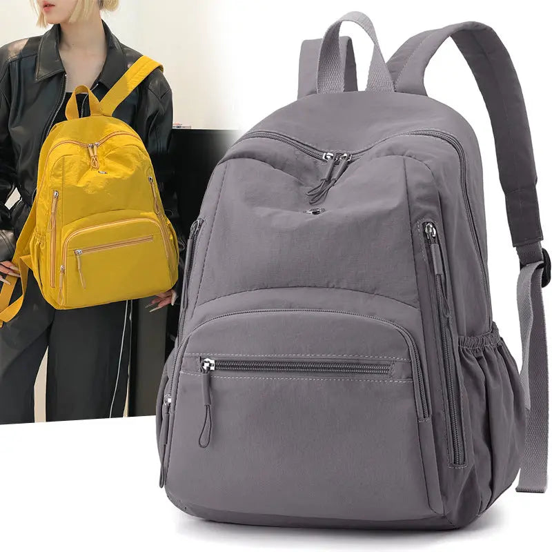 Lightweight Waterproof Puff Backpack Large Capacity Nylon Travel & Casual School Bag | Anti-Theft Everyday Backpack