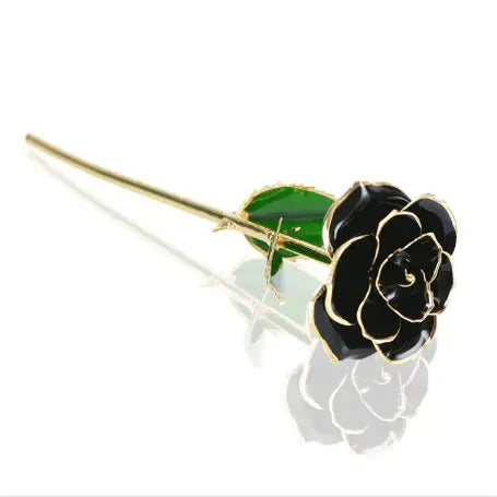 Eternal Painted Rose Gift ? Hand-Painted Mirror Gloss Flower in Luxury Box | Forever Love Keepsake TED