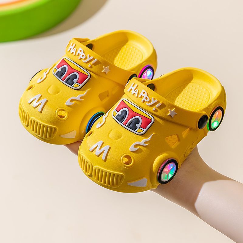 Kids Glow in the Dark Slippers | Soft Non-Slip Summer Indoor PVC Sandals - EverCharm Gifts
