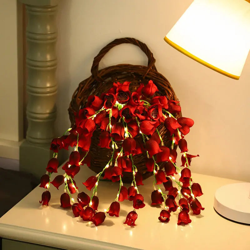 LED Flower String Lights ? Romantic Decorative Fairy Lights | Bedroom, Wedding & Proposal Atmosphere Lighting TED