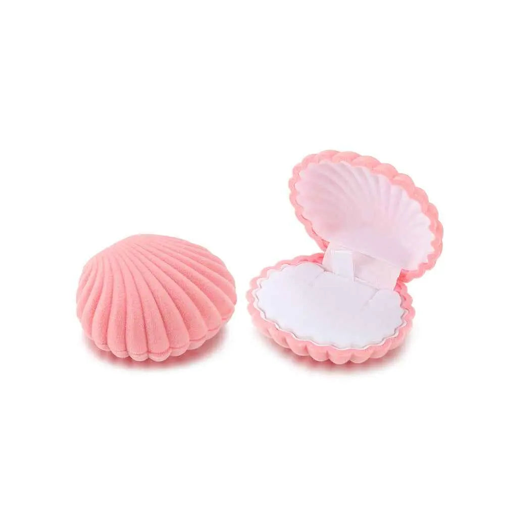 Cute Cartoon Jewelry Box- Plush Flip-Top Ring & Necklace Gift Case | Portable Mini Organizer