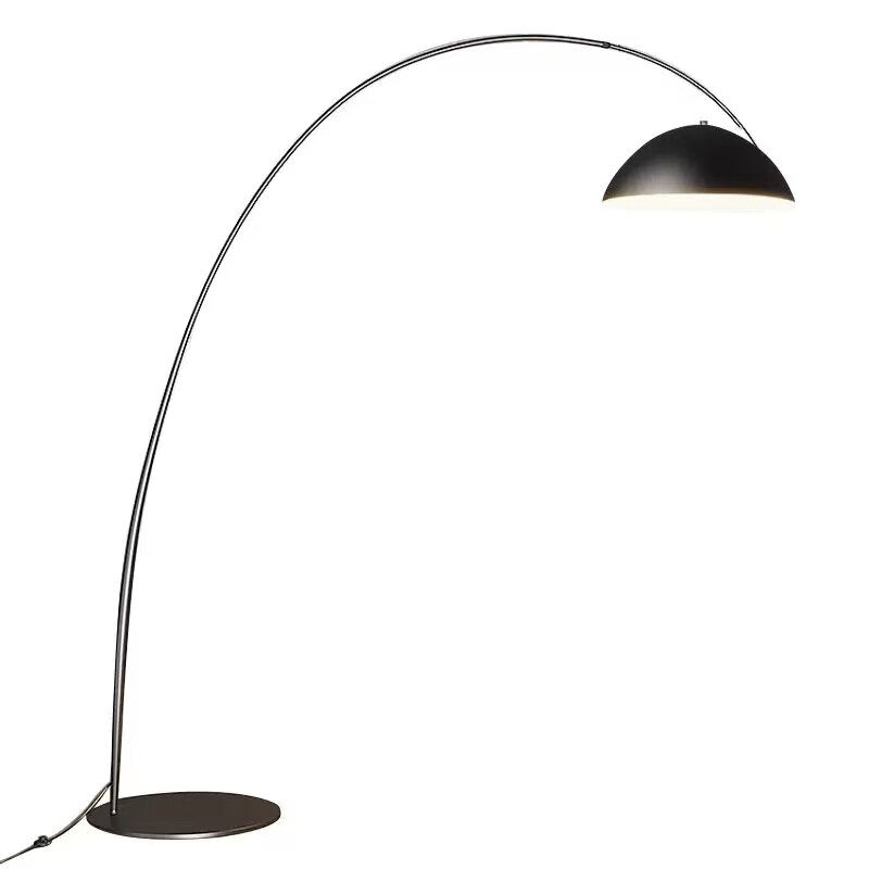 Modern Curved LED Floor Lamp with Marble Base - Dimmable Arc Floor Lamp | Free Shipping
