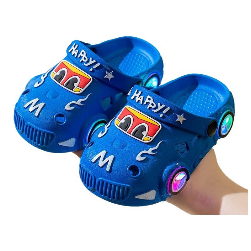 Kids Glow in the Dark Slippers | Soft Non-Slip Summer Indoor PVC Sandals - EverCharm Gifts