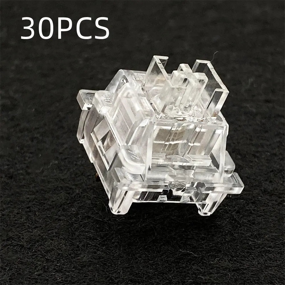 Silent Mechanical Keyboard Switches – Dustproof Custom Key Switch Set | Wireless Compatible (10–110 PCS) CJ