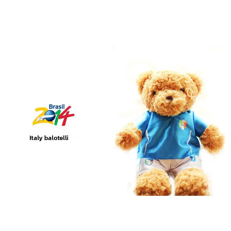 Sports Fan Teddy Bear Plush Soft Athlete-Themed Collectible Stuffed Toy TED