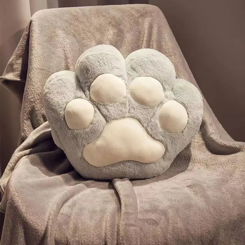 Cat Paw Pillow Blanket Hand Warmer TED