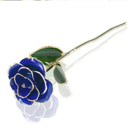 Eternal Painted Rose Gift ? Hand-Painted Mirror Gloss Flower in Luxury Box | Forever Love Keepsake TED