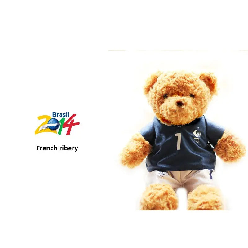 Sports Fan Teddy Bear Plush Soft Athlete-Themed Collectible Stuffed Toy TED