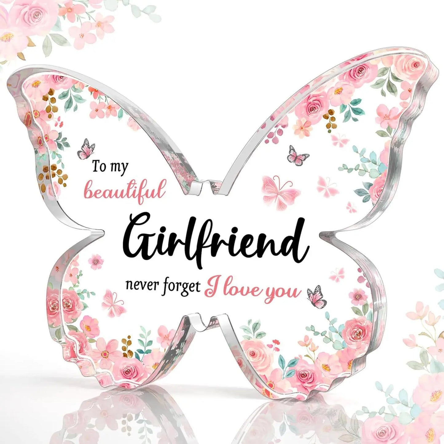 Butterfly Gift for Mom – Inspirational Acrylic Decor Mother’s Day Keepsake CJ