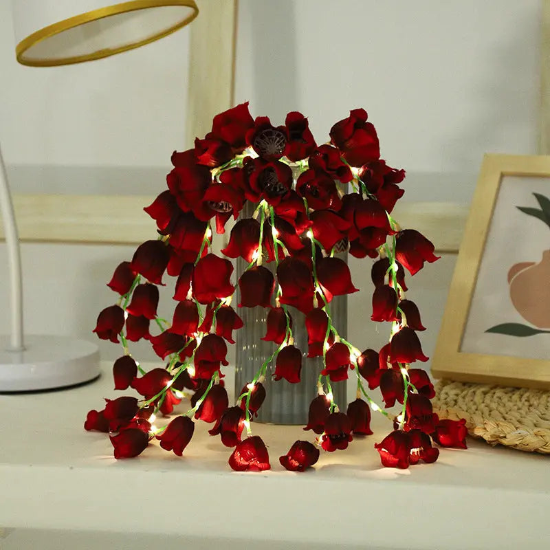 LED Flower String Lights ? Romantic Decorative Fairy Lights | Bedroom, Wedding & Proposal Atmosphere Lighting TED