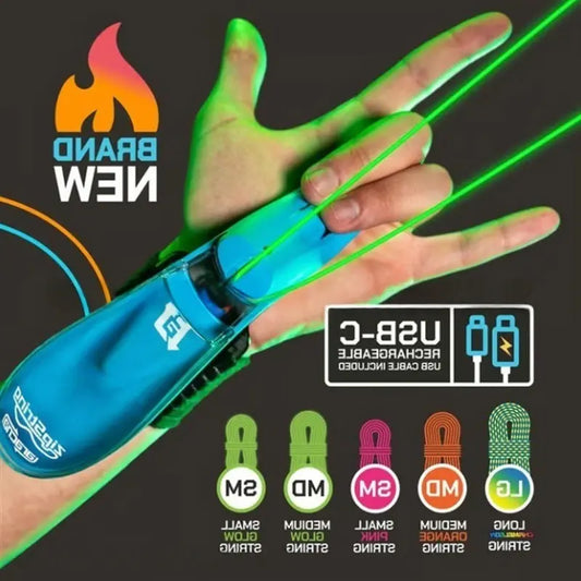 Glow-in-the-Dark Slingshot Toy Luminous String Launcher TED