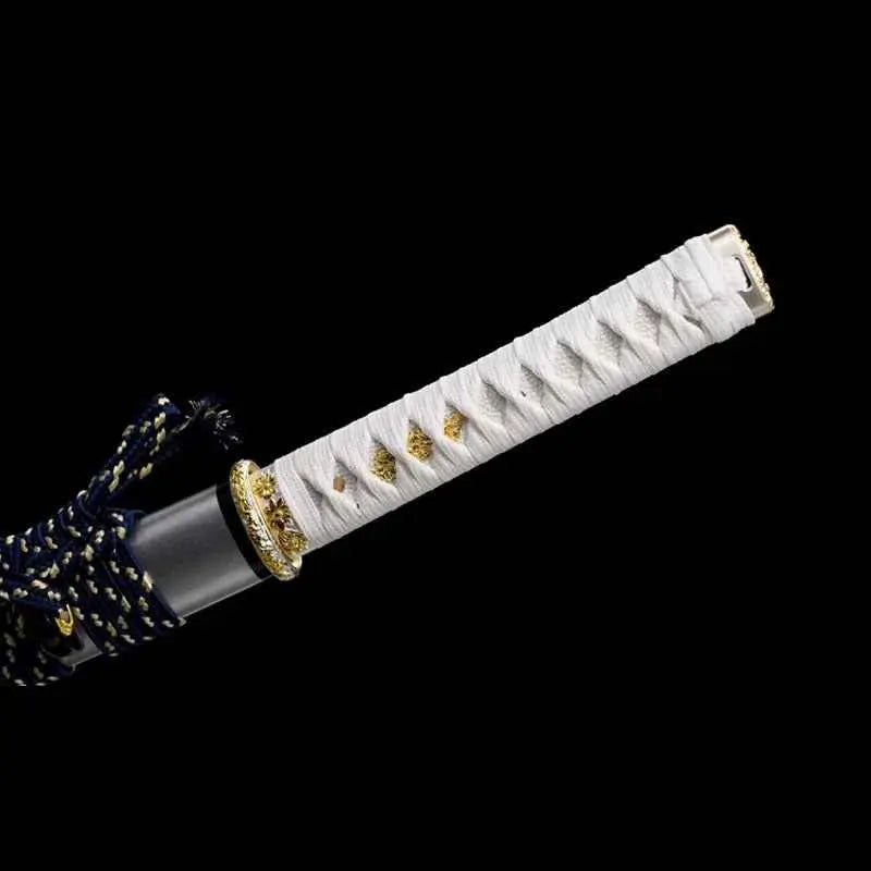 Japanese Samurai Short Knife T10 Burnt Blade Collectible