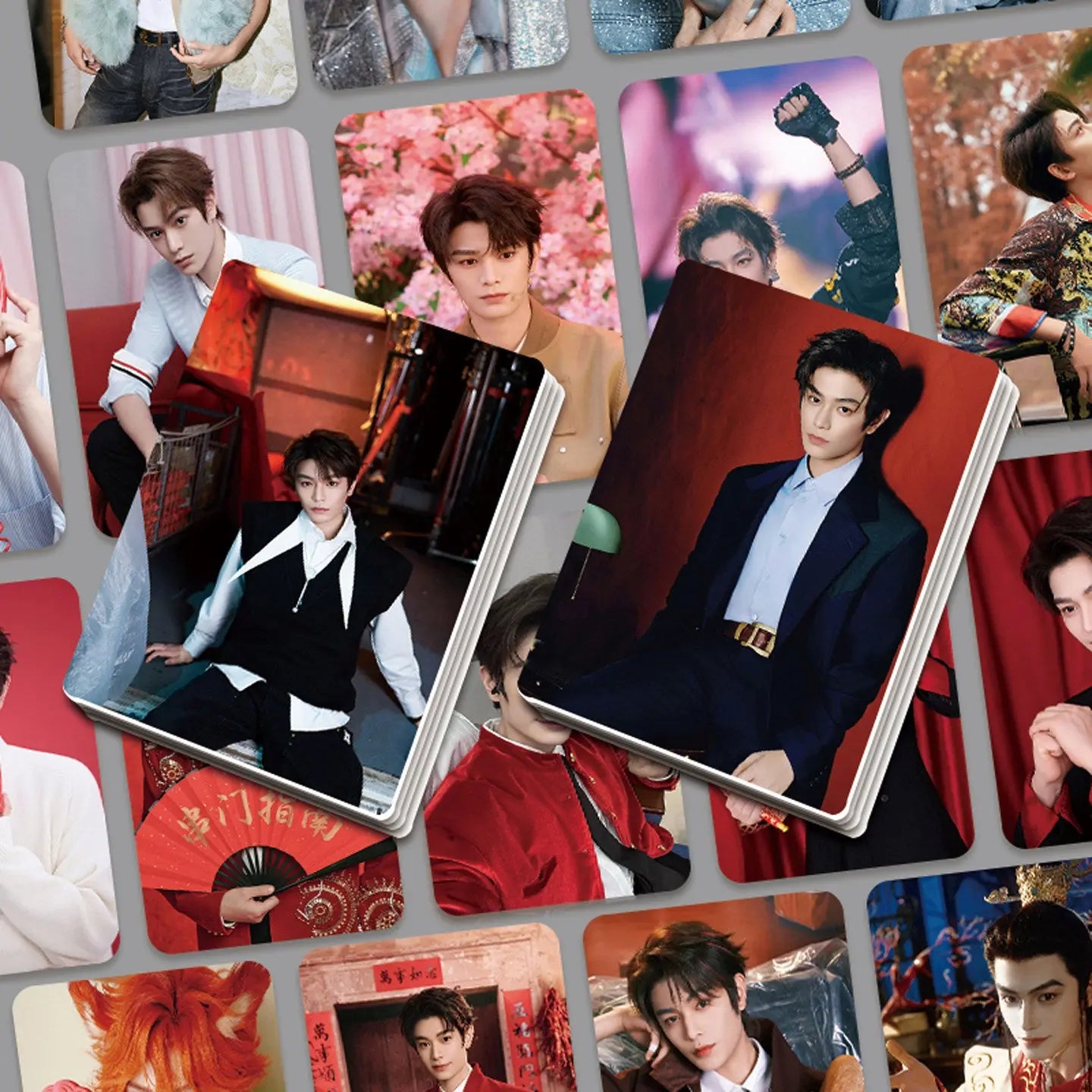 55pcs Lomo Photo Card Set  Aesthetic Collectible Cards with Storage Box | Glossy Kpop/Drama Style Prints TED