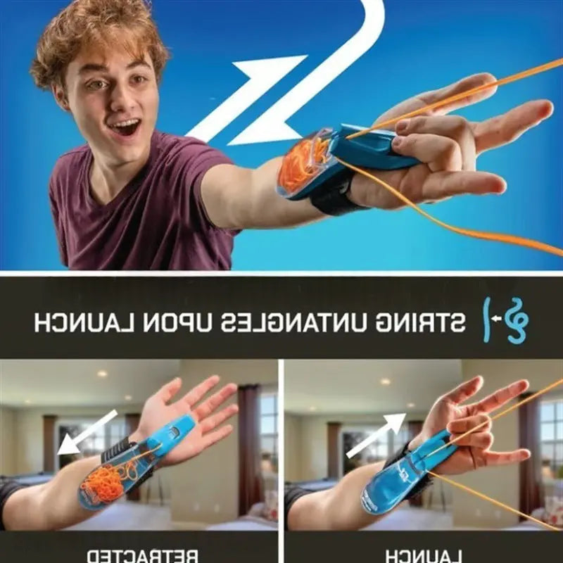 Glow-in-the-Dark Slingshot Toy Luminous String Launcher TED