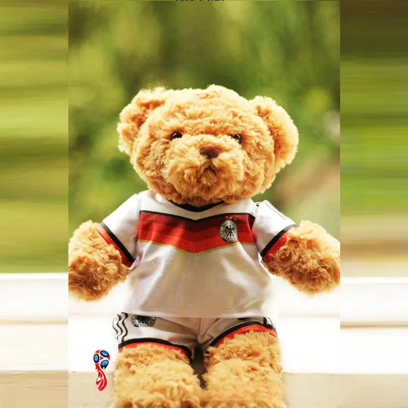 Sports Fan Teddy Bear Plush Soft Athlete-Themed Collectible Stuffed Toy TED