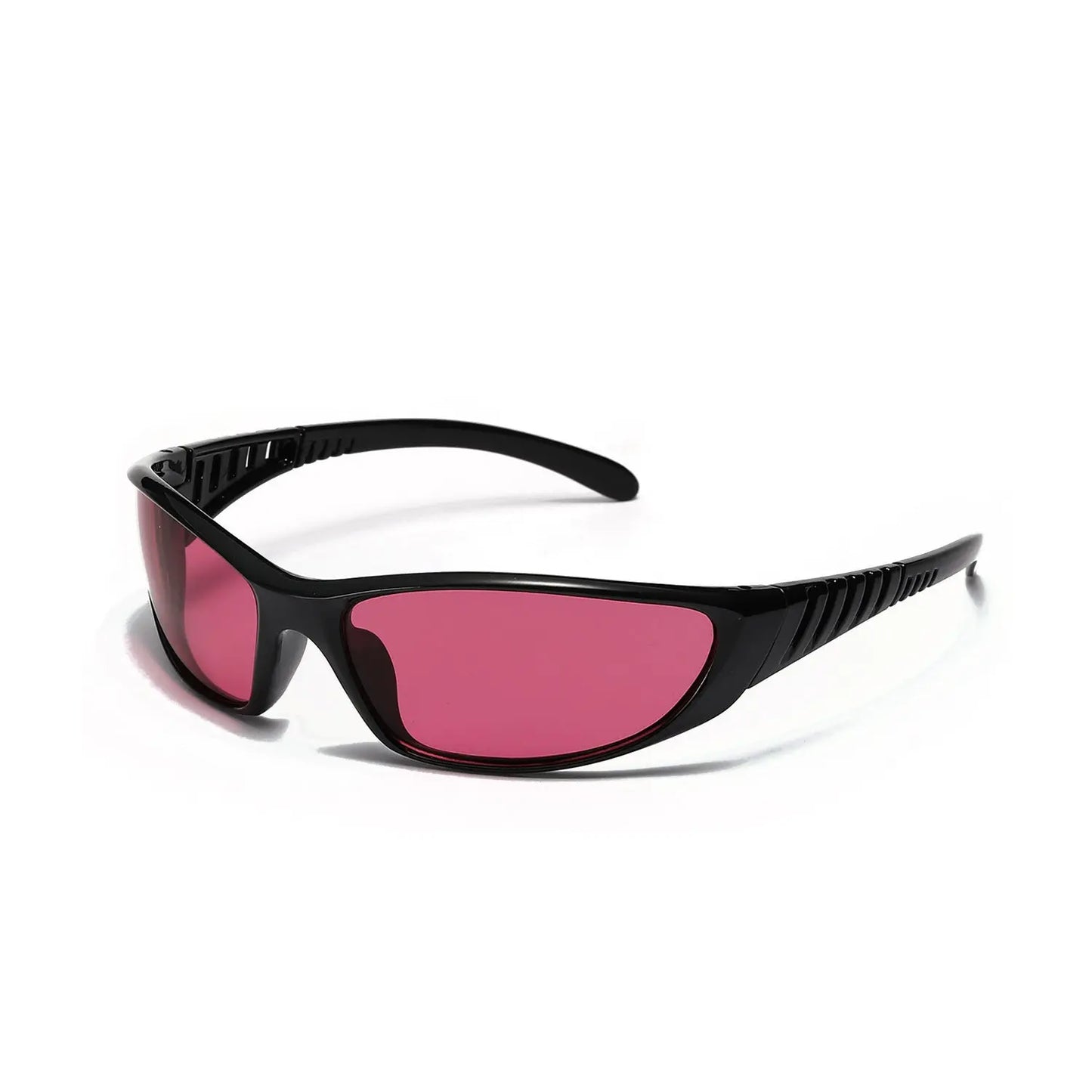 Futuristic Hollow Tech Sunglasses – UV400 Oval Frame Shades | Cyberpunk Style Fashion Glasses CJ