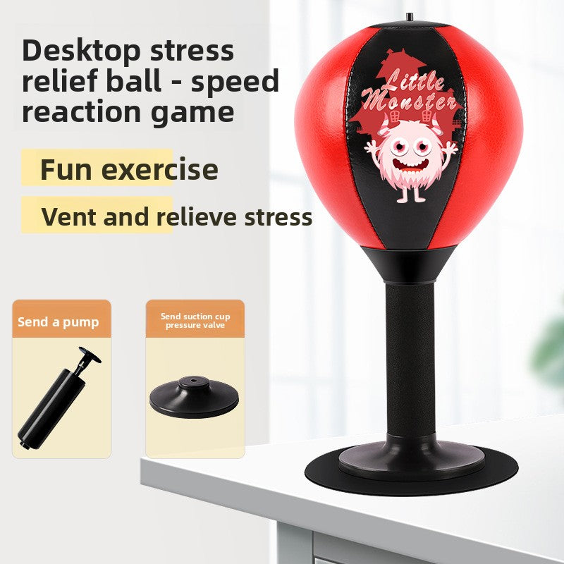 Desktop Boxing Trainer Ball for Stress Relief - Mini Punching Bag Fitness Trainer | Free Shipping