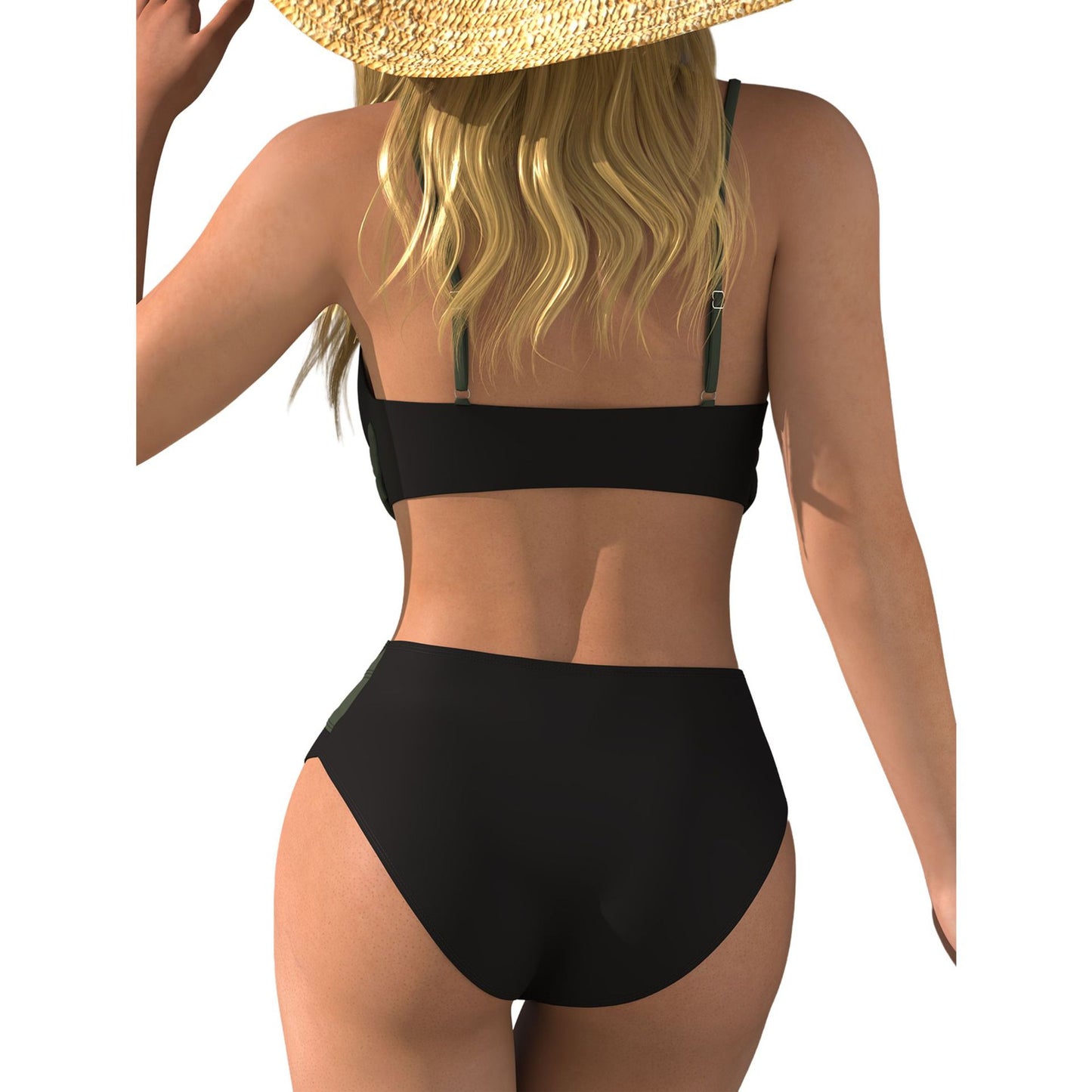 Womens High Stretch Bikini Set - Quick Dry Sexy Swimwear | Free Shipping