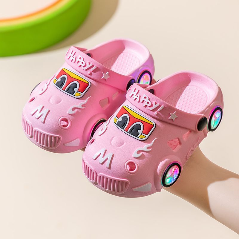 Kids Glow in the Dark Slippers | Soft Non-Slip Summer Indoor PVC Sandals - EverCharm Gifts