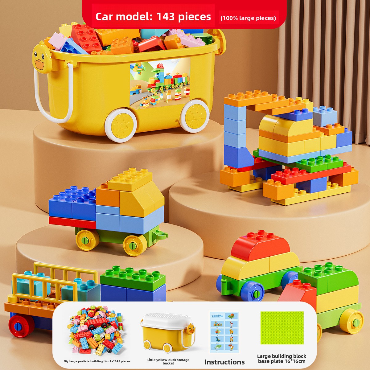 Educational Building Blocks Set for Kids | Educational DIY Construction Toy - EverCharm Gifts