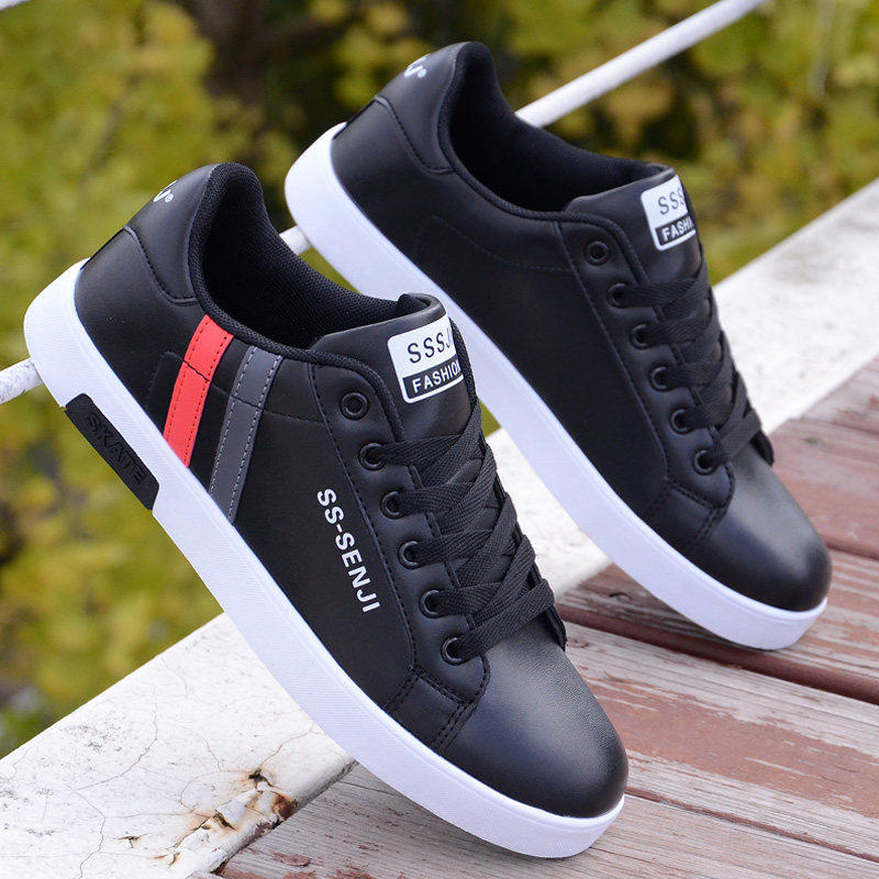 Mens Lightweight Casual Sneakers - Korean Style Lightweight Lace-Up Shoes | Free Shipping