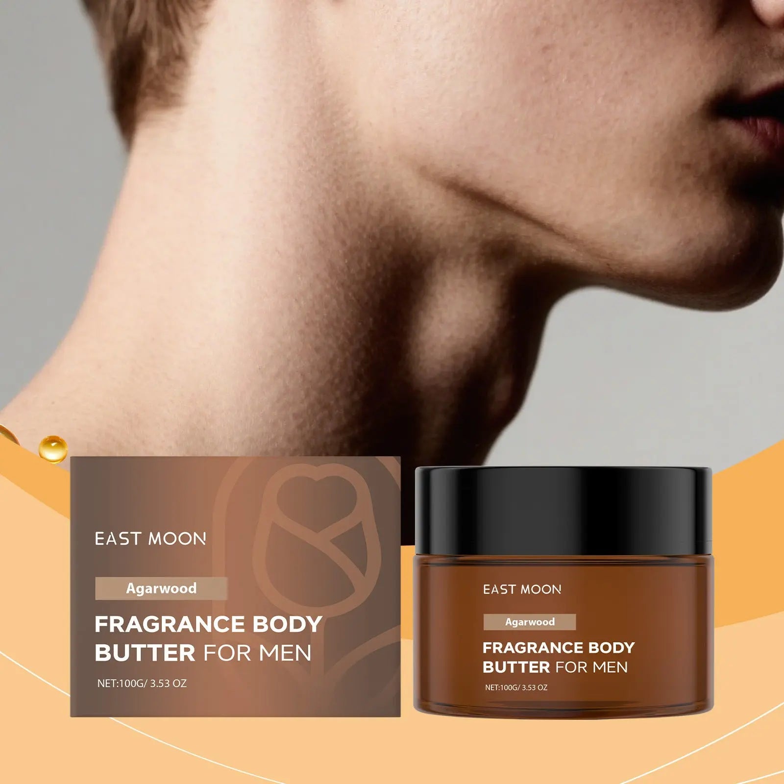 Mens Body Lotion Hydrating Moisturizing Cream with Long-Lasting Fragrance (100g) TED