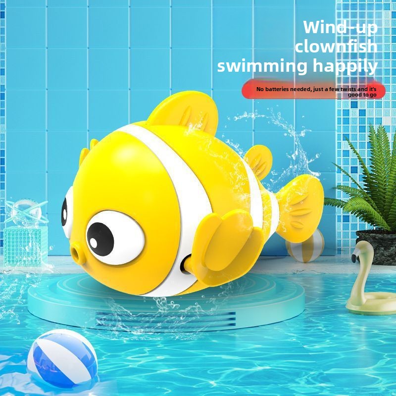 Wind-Up Swimming Bath Toys for Toddlers - Cute Clockwork Water Animal Toys