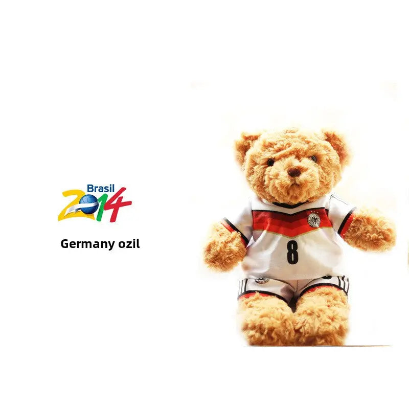 Sports Fan Teddy Bear Plush Soft Athlete-Themed Collectible Stuffed Toy TED