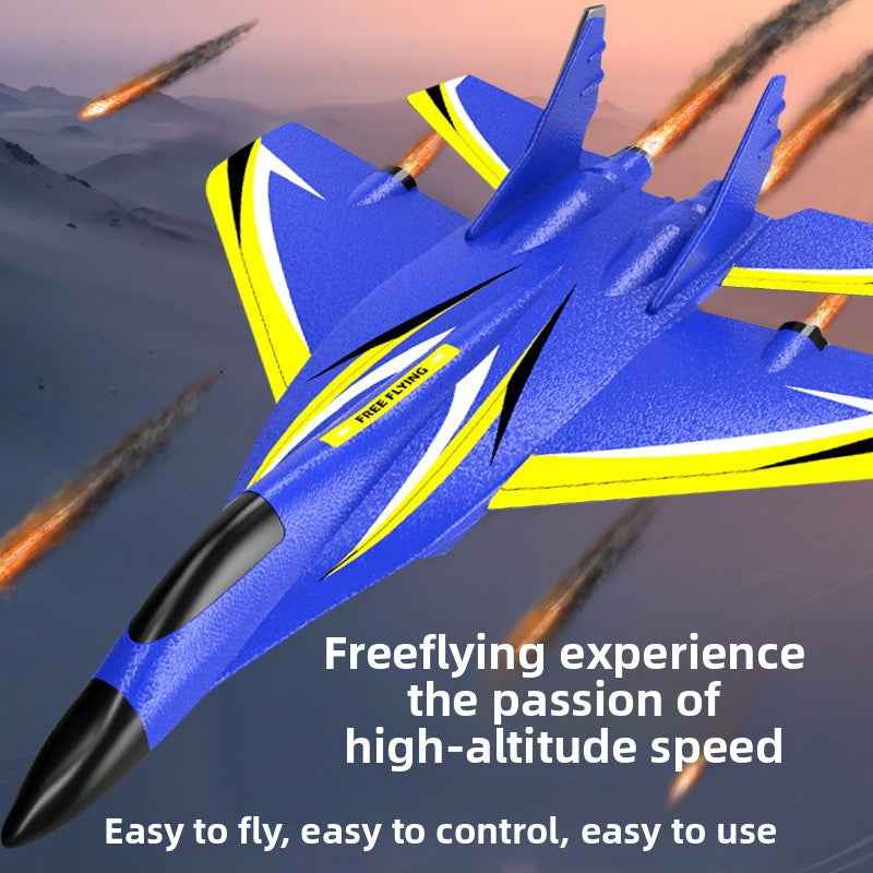 Remote Control Foam Aircraft  Lightweight RC Plane with LED Lights (4-Channel)