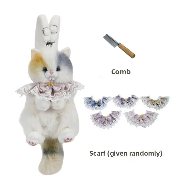Cute Plush Animal Backpack Cat & Dog Soft School Bag | Kawaii Mini Backpack for Kids & Gifts TED