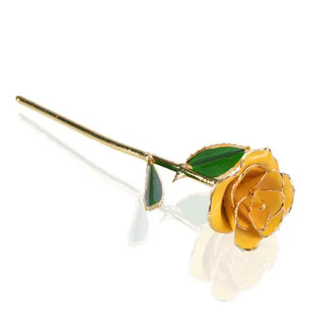 Eternal Painted Rose Gift ? Hand-Painted Mirror Gloss Flower in Luxury Box | Forever Love Keepsake TED