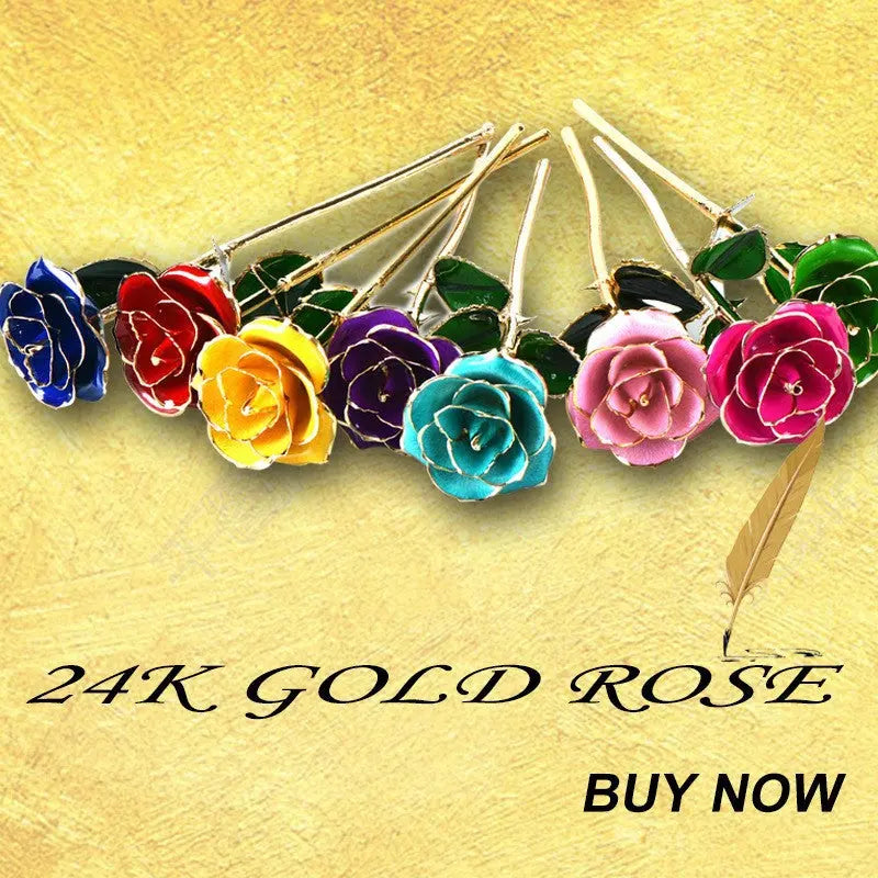 Eternal Painted Rose Gift ? Hand-Painted Mirror Gloss Flower in Luxury Box | Forever Love Keepsake TED
