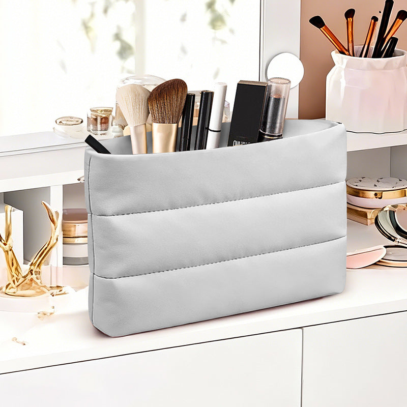 Memory Foam Waterproof Makeup Bag - Portable Waterproof Travel Organizer